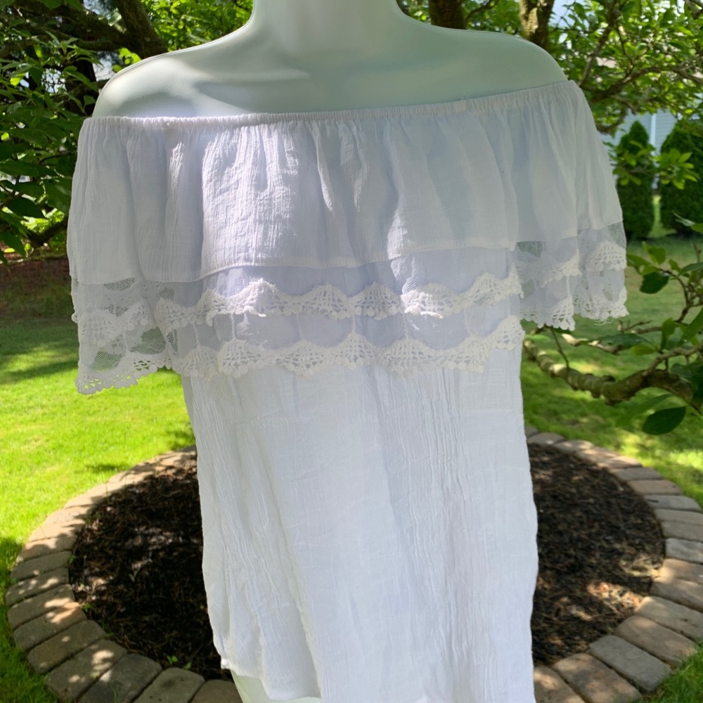 Woman’s white blouse